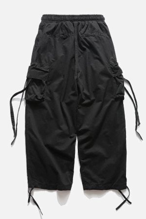 Concert Outfit Pockets with Flap Pants