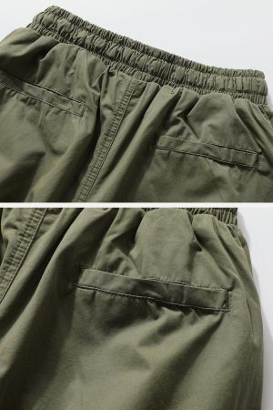 Concert Outfit Pockets with Flap Pants