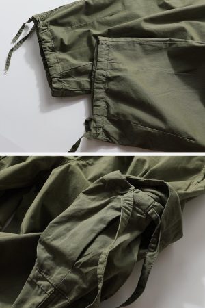 Concert Outfit Pockets with Flap Pants