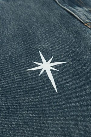 Concert Outfit Polaris Print Washed Straight Jeans