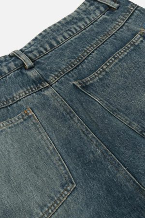 Concert Outfit Polaris Print Washed Straight Jeans