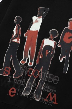 Concert Outfit Portrait Print Hoodie