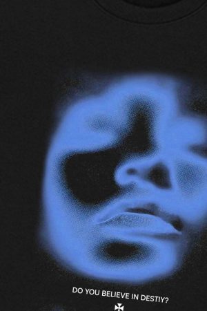 Concert Outfit Portrait Print Sweatshirt