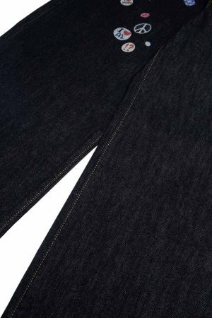 Concert Outfit Print RO Style Baggy Jeans