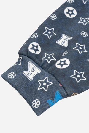 Concert Outfit Printing Gradient Zip-Up Hoodie