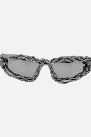 Concert Outfit Punk Hip-Hop Futuristic Sunglasses