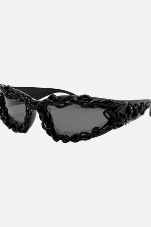 Concert Outfit Punk Hip-Hop Futuristic Sunglasses