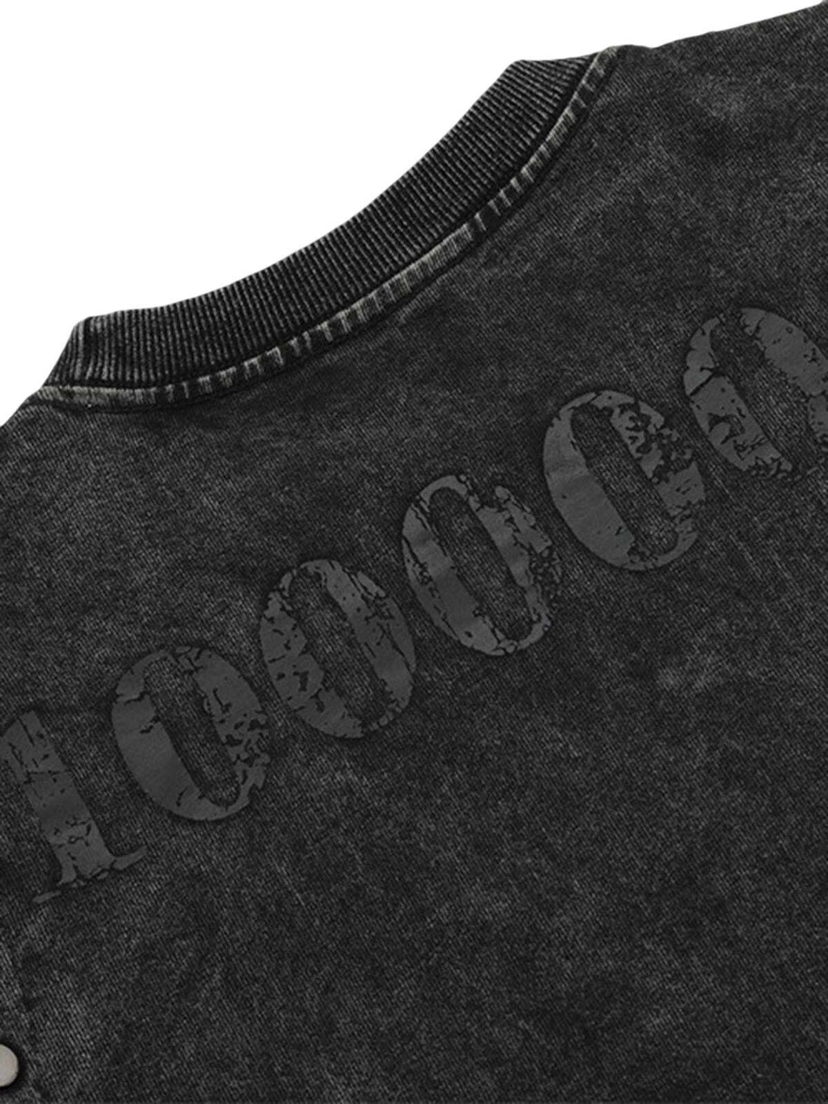 Concert Outfit Punk Personality Alphabet T-Shirt Concert Outfit Punk Personality Alphabet T-Shirt