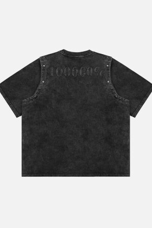 Concert Outfit Punk Personality Alphabet T-Shirt