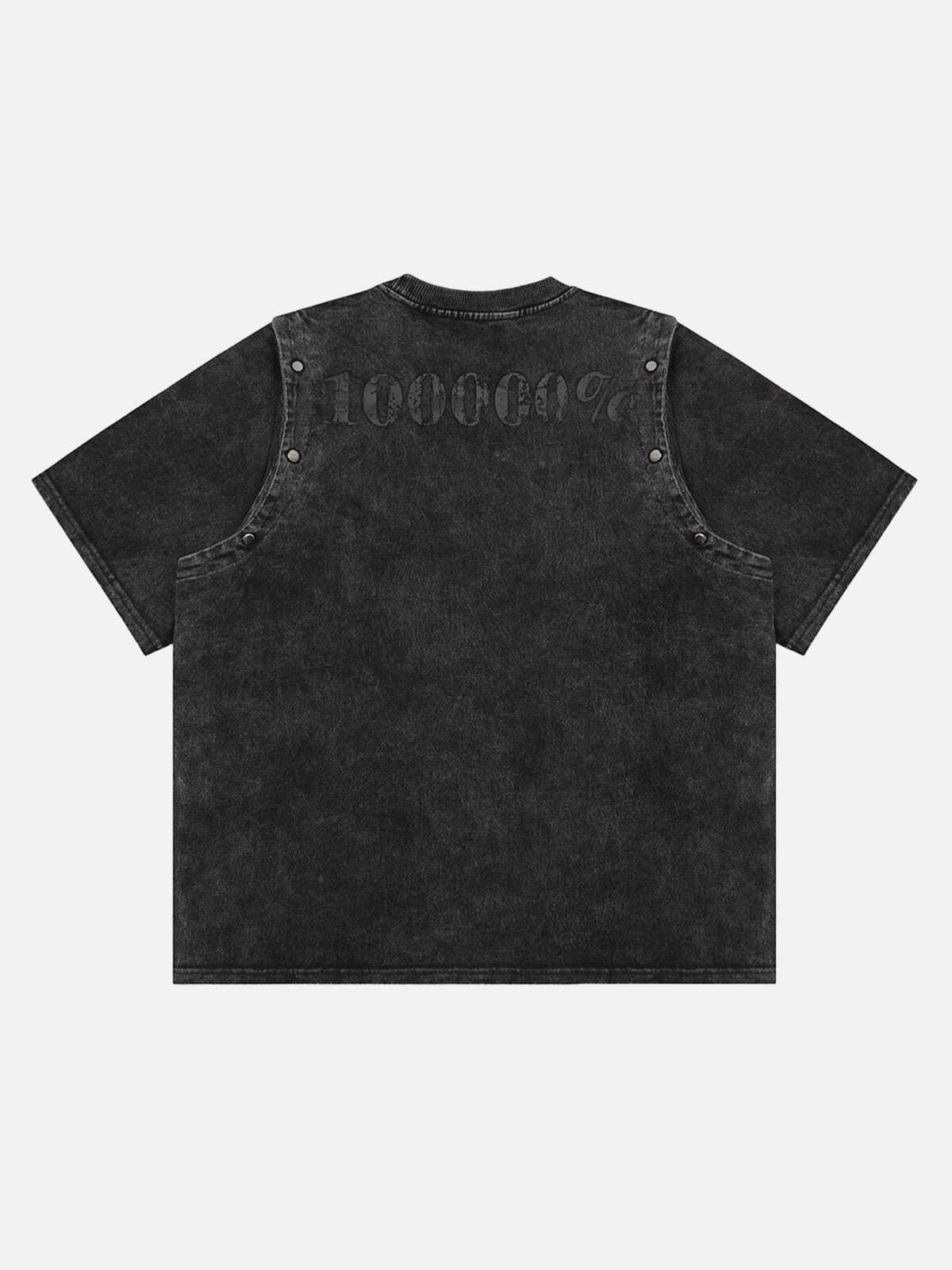 Concert Outfit Punk Personality Alphabet T-Shirt Concert Outfit Punk Personality Alphabet T-Shirt