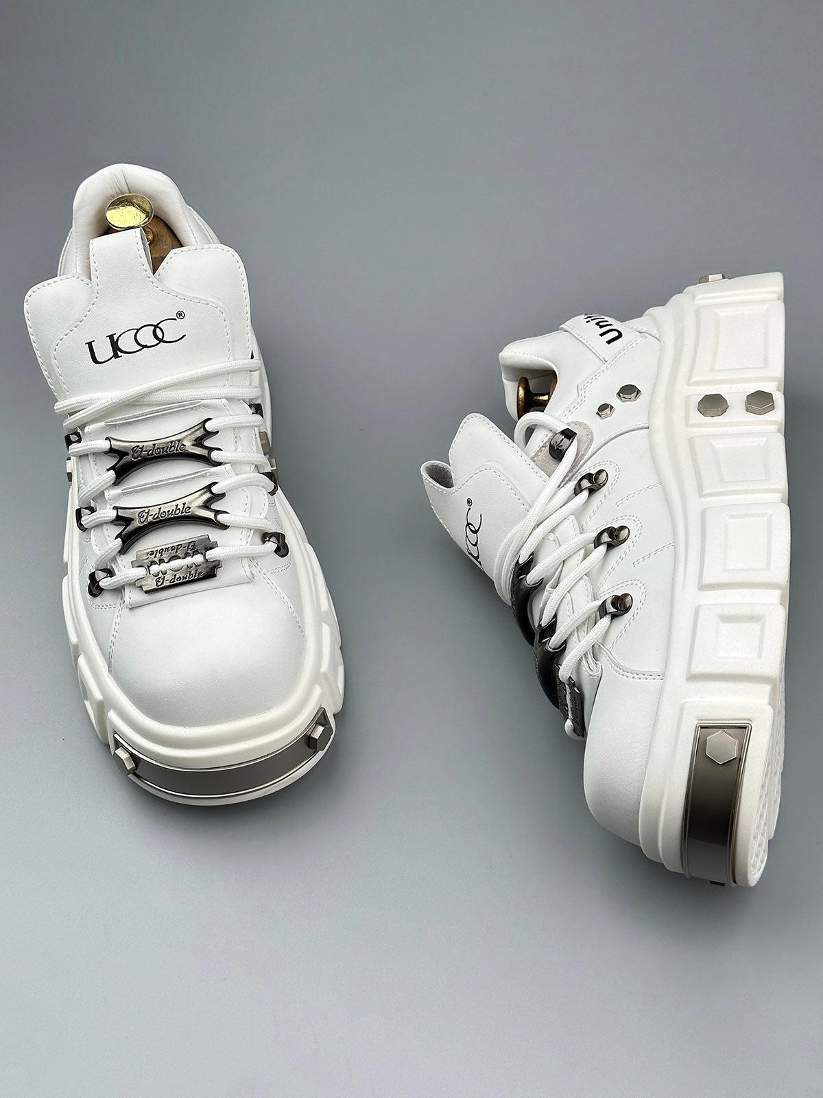 Concert Outfit Punk Style Rivet Derby Shoes Concert Outfit Punk Style Rivet Derby Shoes