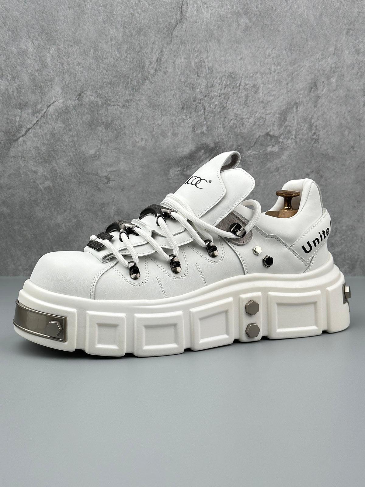 Concert Outfit Punk Style Rivet Derby Shoes Concert Outfit Punk Style Rivet Derby Shoes