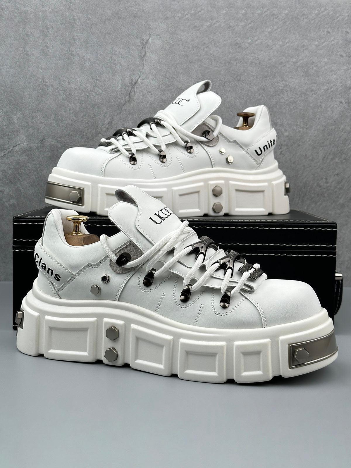 Concert Outfit Punk Style Rivet Derby Shoes Concert Outfit Punk Style Rivet Derby Shoes