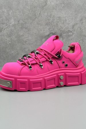 Concert Outfit Punk Style Rivet Derby Shoes