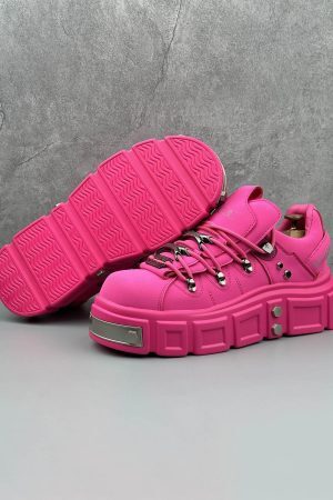 Concert Outfit Punk Style Rivet Derby Shoes