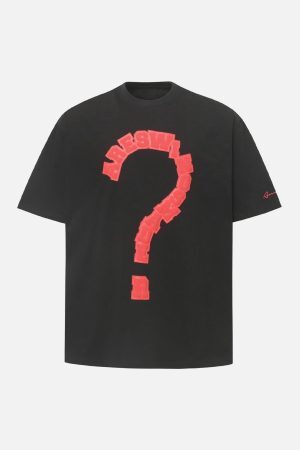 Concert Outfit Question Mark Graphic T-Shirt
