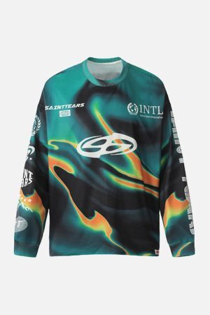 Concert Outfit Quick Dry Racing Long Sleeve T-Shirt