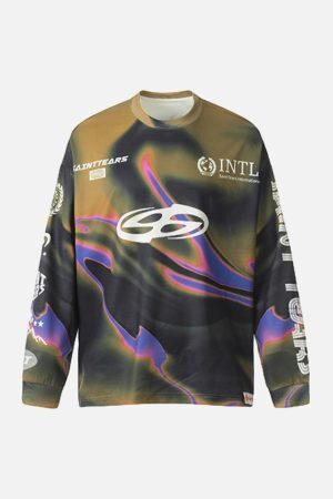 Concert Outfit Quick Dry Racing Long Sleeve T-Shirt