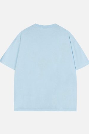 Concert Outfit Rabbit Embroidery Print Tee