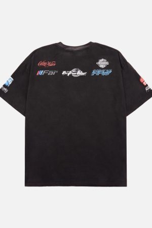 Concert Outfit Racing Afterimage Lettering T-Shirt