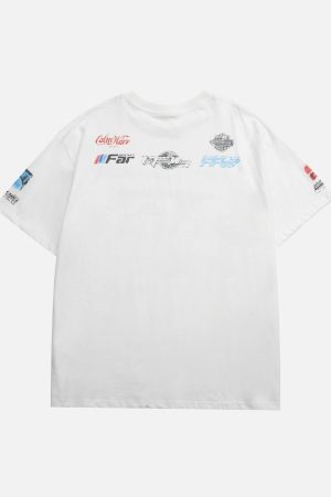 Concert Outfit Racing Afterimage Lettering T-Shirt