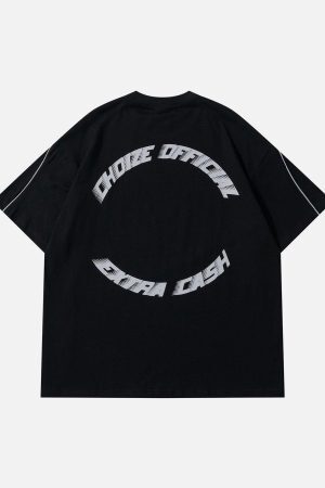 Concert Outfit Racing Elements Stripe Tee