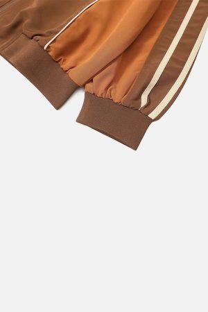 Concert Outfit Racing Embroidered Patchwork Jacket