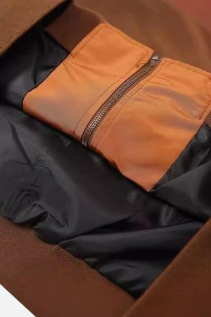 Concert Outfit Racing Embroidered Patchwork Jacket