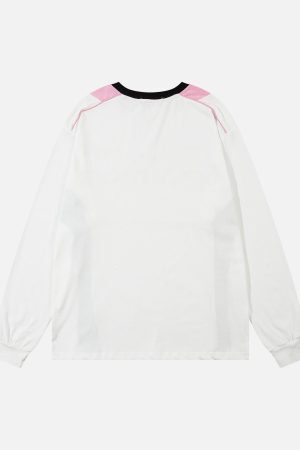 Concert Outfit Racing Oversized Long Sleeve T-Shirt