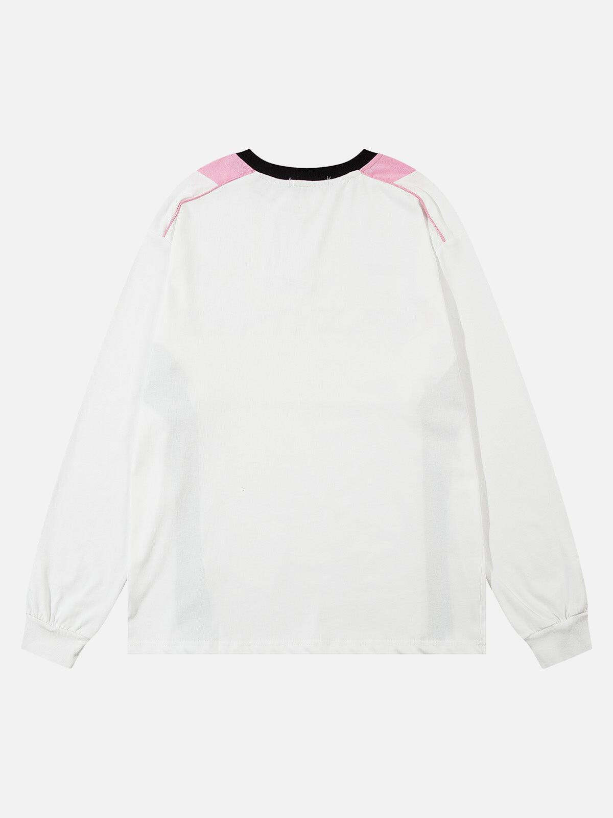 Concert Outfit Racing Oversized Long Sleeve T-Shirt Concert Outfit Racing Oversized Long Sleeve T-Shirt
