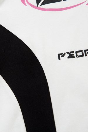 Concert Outfit Racing Oversized Long Sleeve T-Shirt