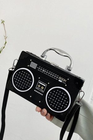 Concert Outfit Radio Style Crossbody Bag