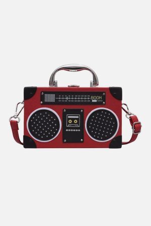 Concert Outfit Radio Style Crossbody Bag