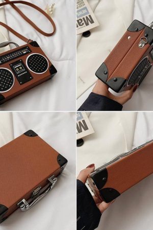 Concert Outfit Radio Style Crossbody Bag