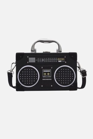Concert Outfit Radio Style Crossbody Bag
