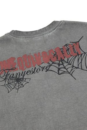 Concert Outfit Raggedy Design Spider Web Graphic Vest