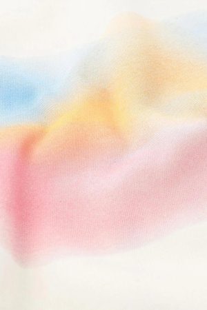 Concert Outfit Rainbow Musical Notes Embroidered Hoodie