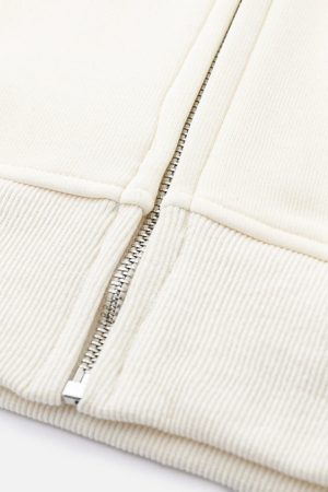 Concert Outfit Rainbow Musical Notes Embroidered Hoodie