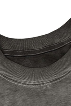 Concert Outfit Rainbow Print Crew Neck T-Shirt