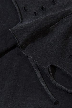 Concert Outfit Raw Edge Butterfly Print Vest