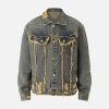 Concert Outfit Raw Edge Distressed Denim Jacket