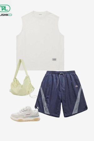 Concert Outfit Reflective Stripe Training Shorts