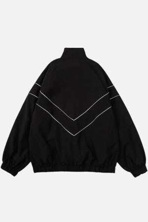 Concert Outfit Reflective Striped Jacket