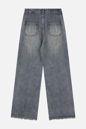 Concert Outfit Removable Butterfly Loose Jeans