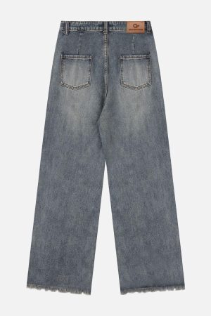 Concert Outfit Removable Butterfly Loose Jeans