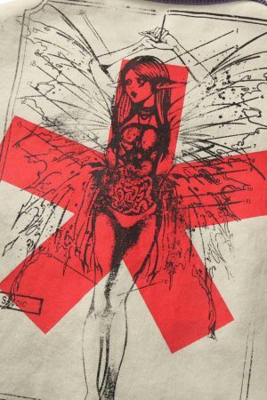 Concert Outfit Retro Badge Dirty Dye Detroit Jacket