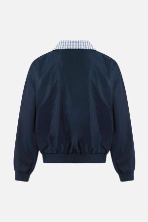 Concert Outfit Retro Badge Stitching Work Jacket