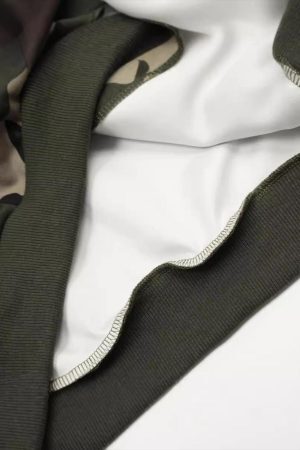 Concert Outfit Retro Camo Hoodie