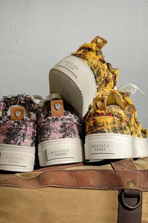 Concert Outfit Retro Canvas Irregular Sneakers