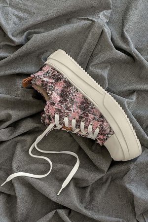 Concert Outfit Retro Canvas Irregular Sneakers